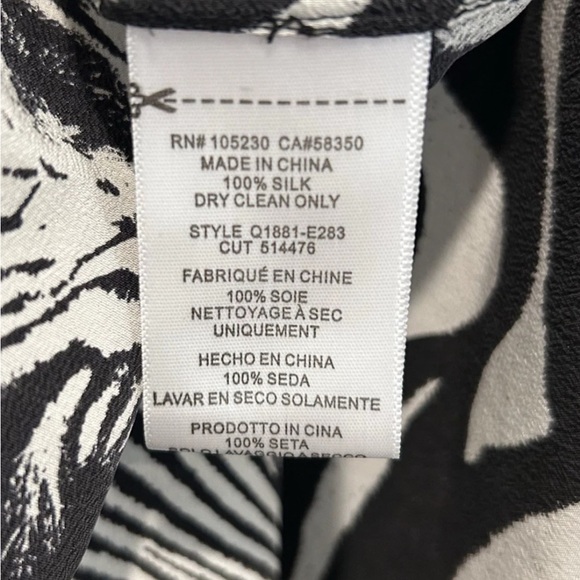 Equipment Femme Tegan Midi Shirt Dress Size M Zebra Print Sleeveless Silk - Picture 6 of 7